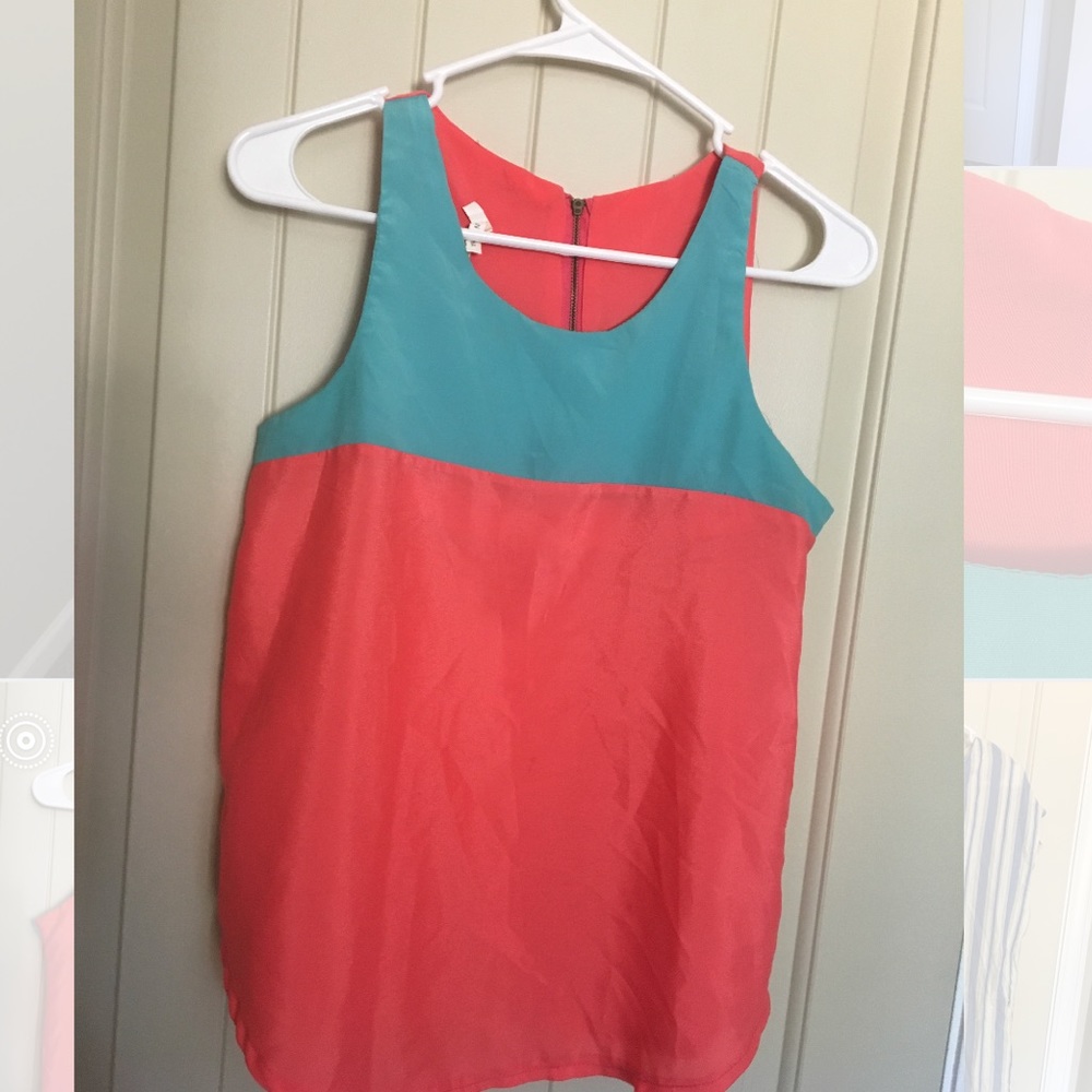 Boutique Block Tank Top